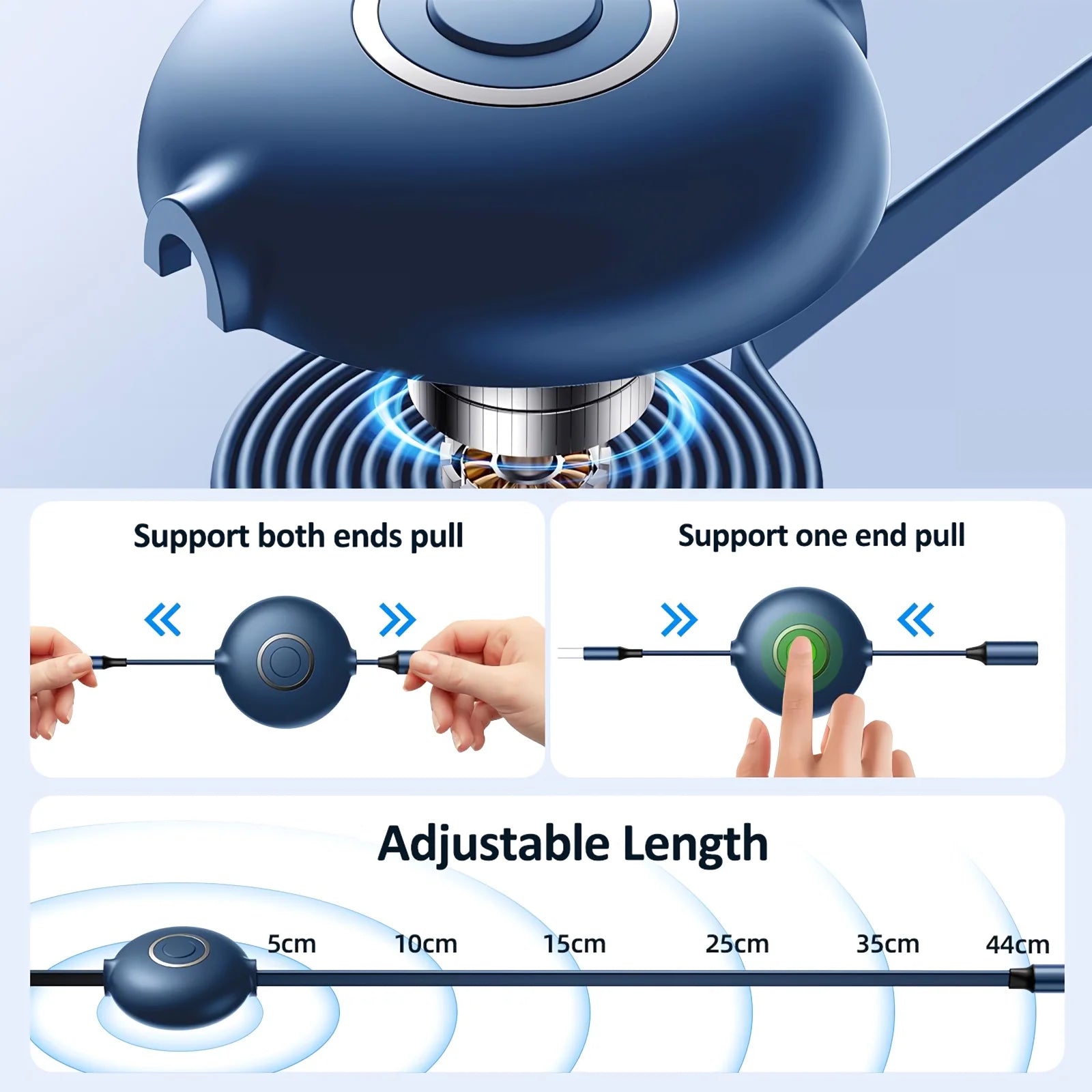 Multi Charging Cable,  2Pack 3 in 1 Charging Cable, 3A Fast Retractable Phone Charger, 4FT Multiple Cable Compatible with Iphone, Samsung