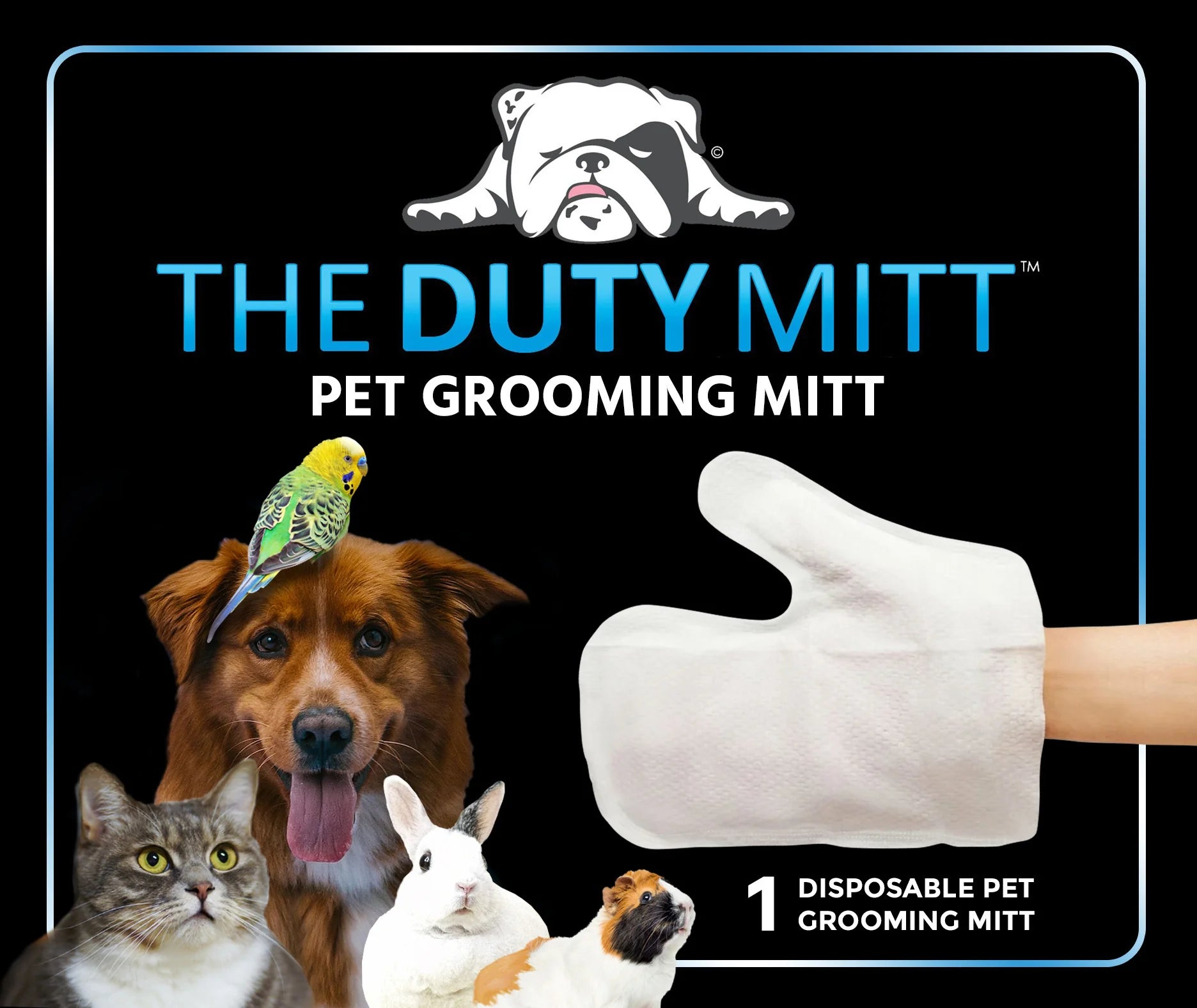 Cleaning Wet Wipe Mitt (Lightly Scented & Moist) 6Pcs.