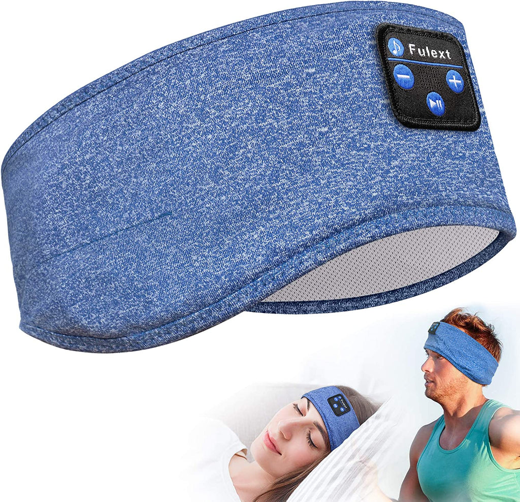 Bluetooth Headband, Soft Side Sleeper Headphones for Music, Sports, Birthday & Christmas Gifts