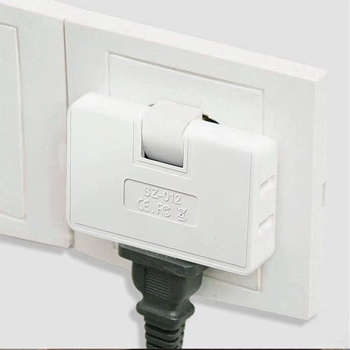 3 Way Wall Adapter Plug 180-Degree Rotating Wall Outlet Extender Wall Tap Plug Safe Plug Adapter Electrical Adapters for Family