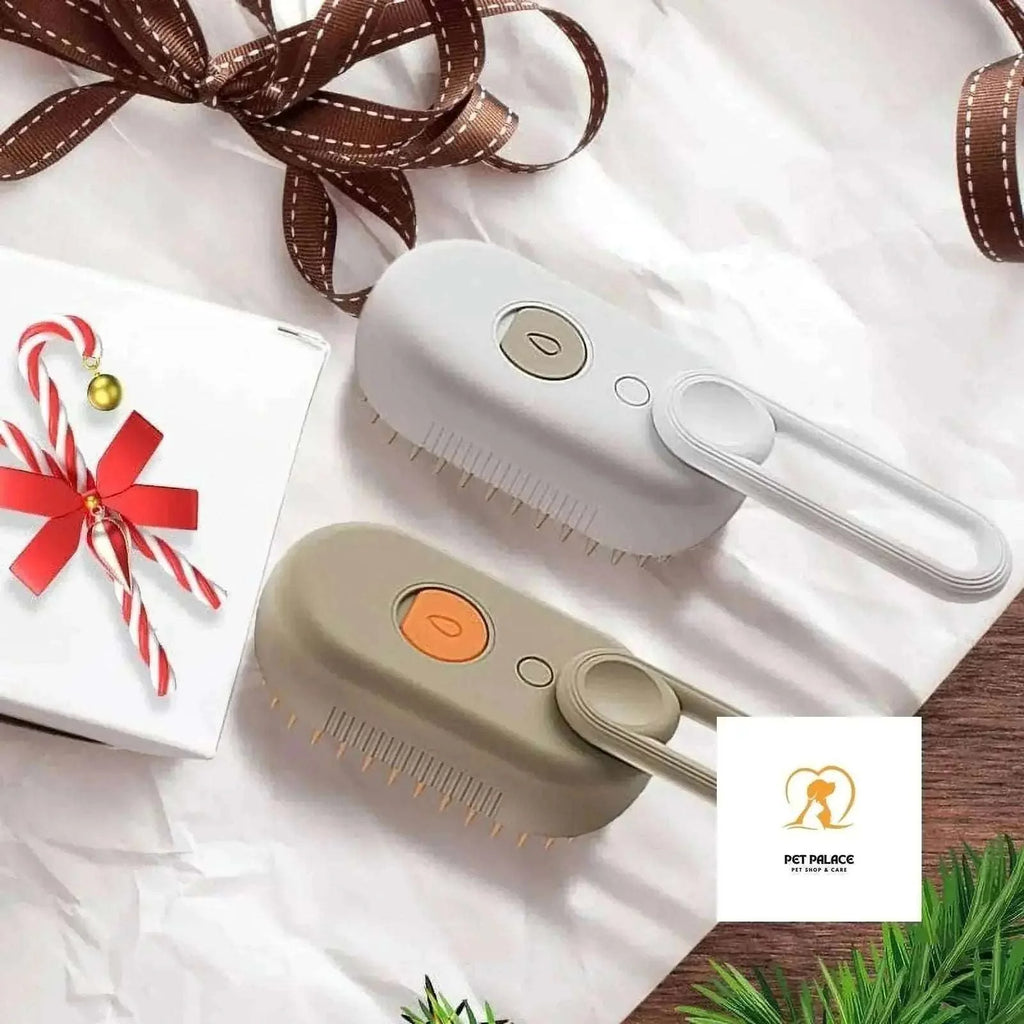 Cat Dog Pet Grooming Brush Comb with Electric Spray Water Steam Soft Silicone Brush Kitten Pet Bath Brush Massage Pet Hair Remover